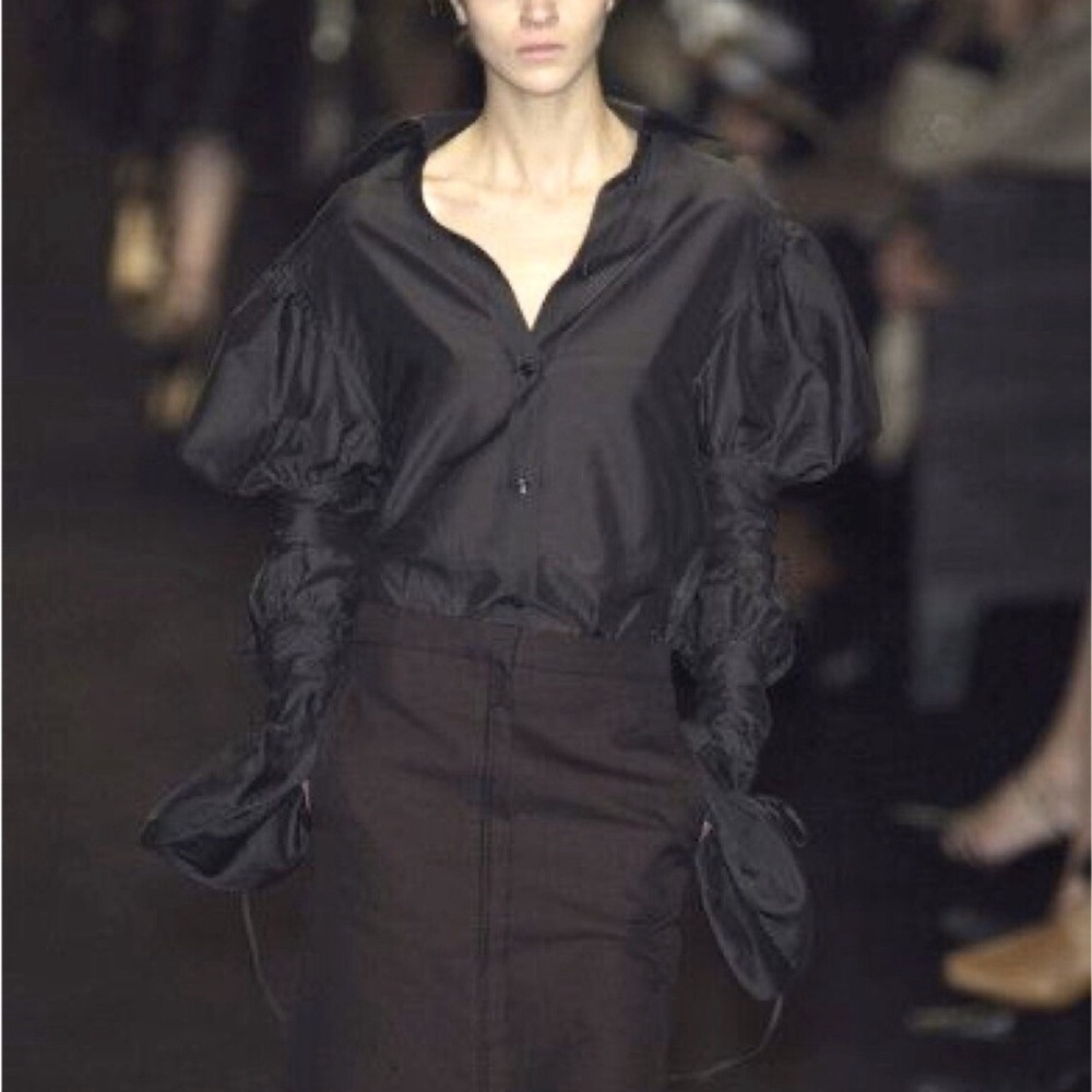 Yves Saint Laurent by Tom Ford rich brown blouse